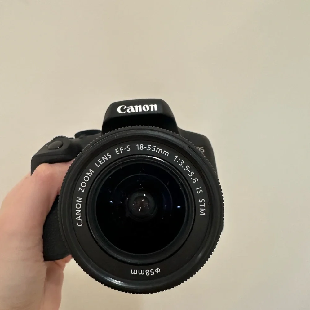 Canon EOS Rebel T6i with 18-55 mm lens (USED, LIKE NEW QUALITY)